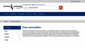 What Schotmanpaneelbouw.eu website looked like in 2019 (4 years ago)