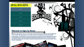 What Signsbymouse.com website looked like in 2019 (4 years ago)