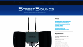 What Streetsoundswireless.com website looked like in 2019 (4 years ago)