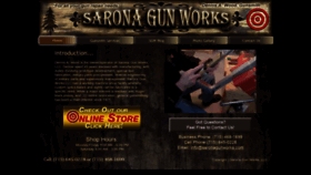 What Saronagunworks.com website looked like in 2019 (4 years ago)