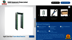 What Siddhiequipments.in website looked like in 2019 (4 years ago)