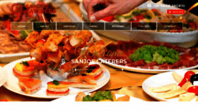 What Sanjoecaterers.com website looked like in 2019 (4 years ago)