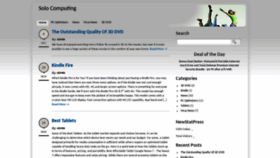 What Solocomputing.com website looked like in 2019 (4 years ago)