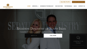 What Sedationdentistryofsunnyisles.com website looked like in 2019 (4 years ago)