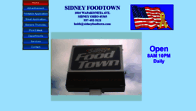 What Sidneyfoodtown.com website looked like in 2019 (4 years ago)