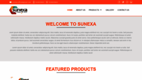 What Sunexa.in website looked like in 2019 (4 years ago)
