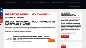 What Stayonthecourt.com website looked like in 2019 (4 years ago)