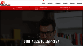 What Scandata.mx website looked like in 2019 (4 years ago)