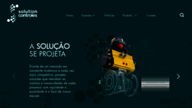 What Solutioncontroles.com.br website looked like in 2019 (4 years ago)