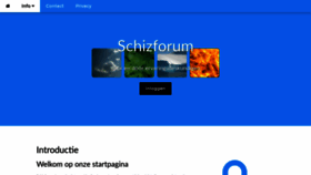 What Schizforum.nl website looked like in 2019 (4 years ago)