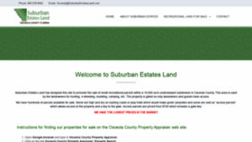 What Suburbanestatesland.com website looked like in 2019 (4 years ago)