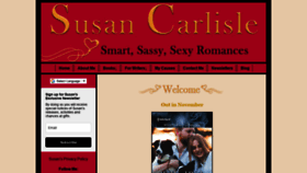 What Susancarlisle.com website looked like in 2019 (4 years ago)