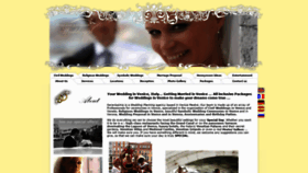 What Serenissima-weddings.com website looked like in 2019 (4 years ago)