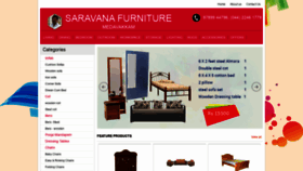 What Saravanafurnitures.in website looked like in 2019 (4 years ago)