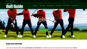 What Southcoastgolfguide.com website looked like in 2019 (4 years ago)