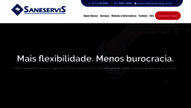 What Saneservismg.com.br website looked like in 2019 (4 years ago)