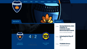 What Sultanbeylibelediyespor.org.tr website looked like in 2019 (4 years ago)