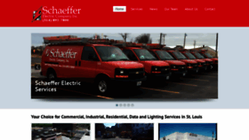What Schaefferelectric.com website looked like in 2019 (4 years ago)