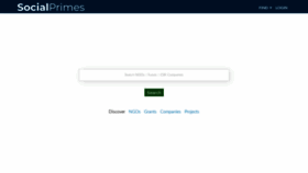 What Socialprimes.com website looked like in 2019 (4 years ago)