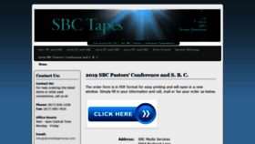 What Sbctapes.com website looked like in 2019 (4 years ago)