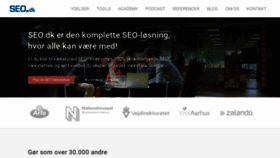What Seo.dk website looked like in 2019 (4 years ago)