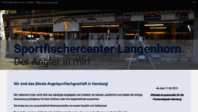 What Sportfischercenter.de website looked like in 2019 (4 years ago)
