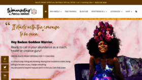 What Sacredbombshell.com website looked like in 2019 (4 years ago)