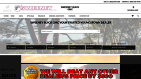 What Sweeneybuickcars.com website looked like in 2019 (4 years ago)