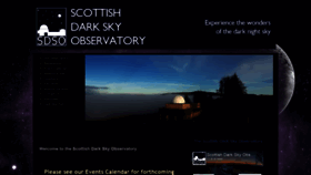 What Scottishdarkskyobservatory.co.uk website looked like in 2019 (4 years ago)