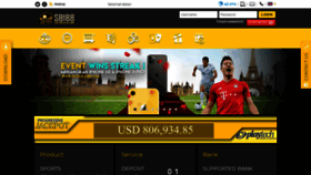 What Skybola88.com website looked like in 2019 (5 years ago)