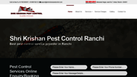 What Shrikrishanpestcontrol.com website looked like in 2019 (4 years ago)