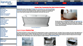 What Signaturebath.com website looked like in 2019 (5 years ago)