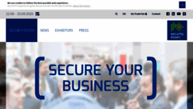 What Security-messe.de website looked like in 2019 (4 years ago)