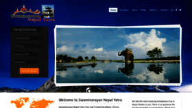 What Swaminarayannepalyatra.com website looked like in 2019 (4 years ago)