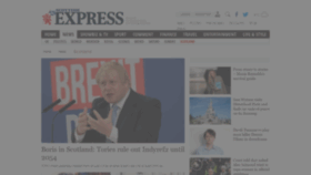 What Scottishdailyexpress.co.uk website looked like in 2019 (4 years ago)