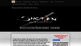 What Shotenarmory.com website looked like in 2019 (4 years ago)