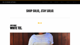 What Solidbrandapparel.com website looked like in 2019 (4 years ago)