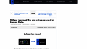 What Slrgear.com website looked like in 2019 (4 years ago)