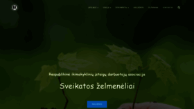 What Szelmeneliai.lt website looked like in 2019 (4 years ago)