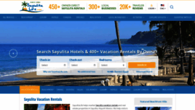 What Sayulita-mexico.com website looked like in 2019 (4 years ago)