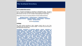 What Scotlanddirectory.info website looked like in 2019 (4 years ago)