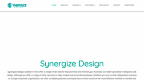 What Synergizedesign.com website looked like in 2019 (4 years ago)