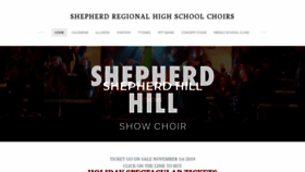What Shepherdhillchorus.com website looked like in 2019 (4 years ago)