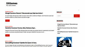 What Sxgames.com.br website looked like in 2019 (4 years ago)