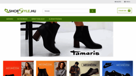 What Shoestyle.hu website looked like in 2019 (4 years ago)