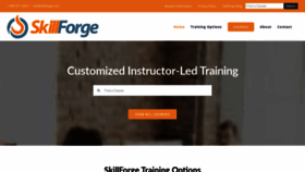 What Skillforge.com website looked like in 2019 (4 years ago)