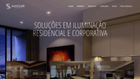 What Santafeiluminacao.com.br website looked like in 2019 (4 years ago)