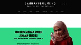 What Syaheraperfume.com website looked like in 2019 (4 years ago)