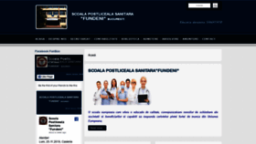 What Scoala-sanitara-fundeni.ro website looked like in 2019 (4 years ago)