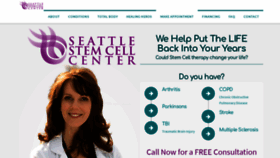 What Seattlestemcellcenter.net website looked like in 2019 (4 years ago)